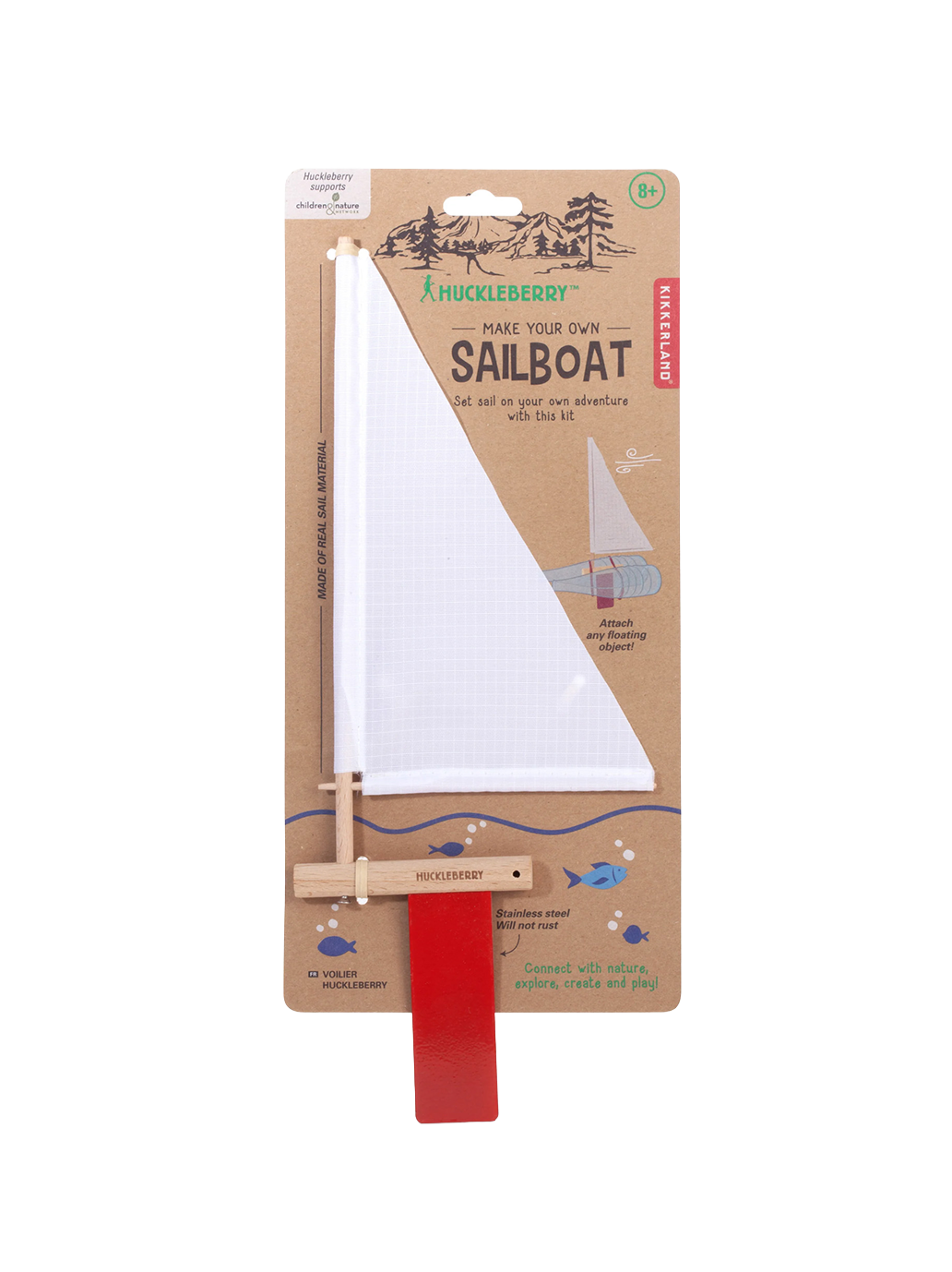 Zestaw majsterkowicza Huckleberry Make Your Own Sailboat Kikkerland BÉBÉ Concept 