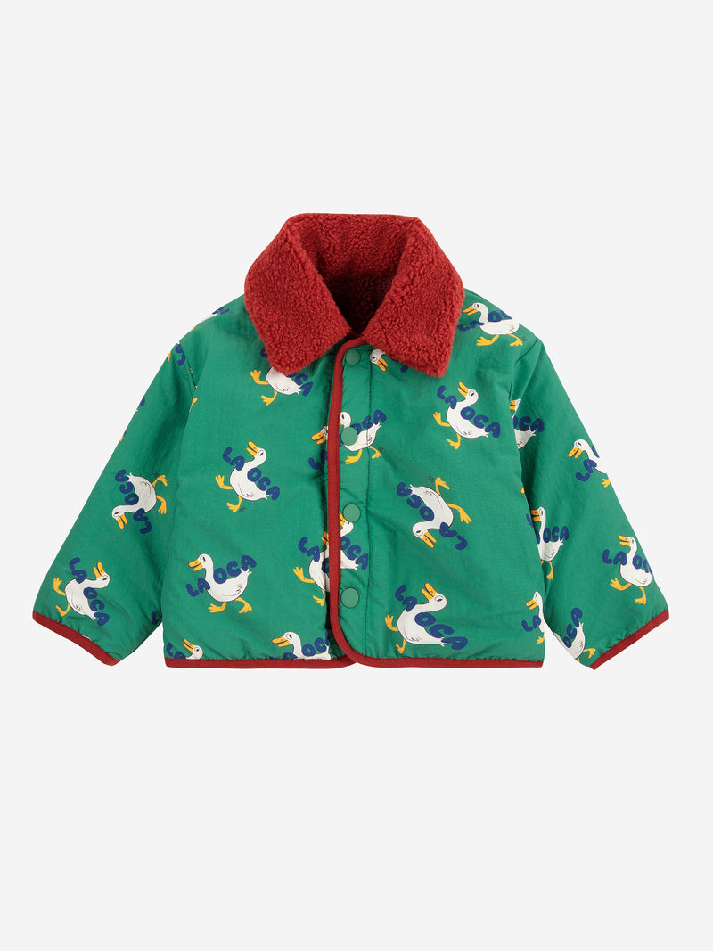 La Oca all over reversible sheepskin jacket Baby Bobo Choses BÉBÉ Concept 