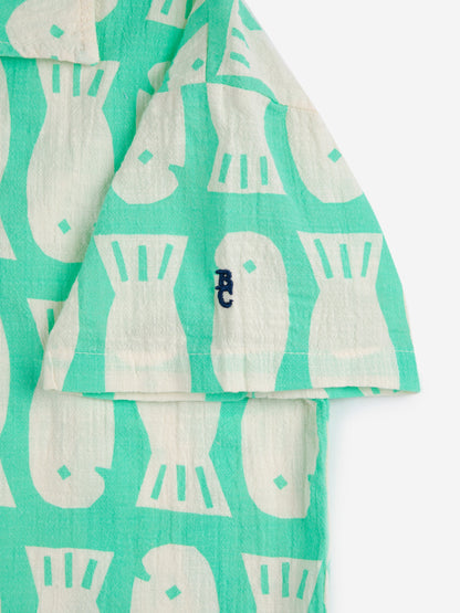 Koszulka Lucky Fish all over woven shirt Bobo Choses BÉBÉ Concept 