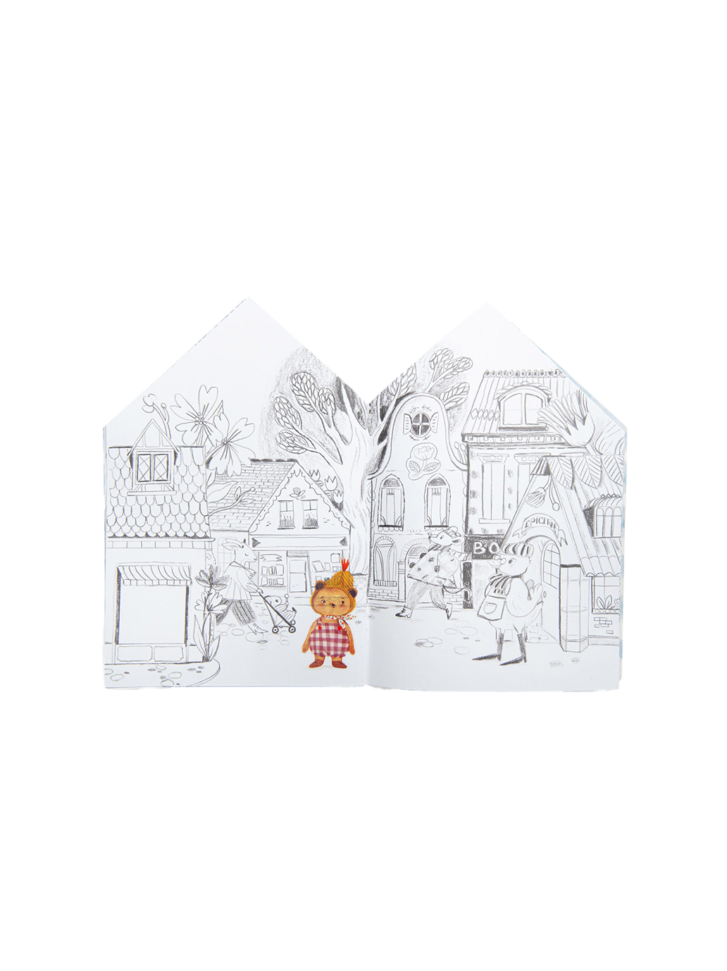 Kolorowanka z naklejkami Moulin Roty BÉBÉ Concept 