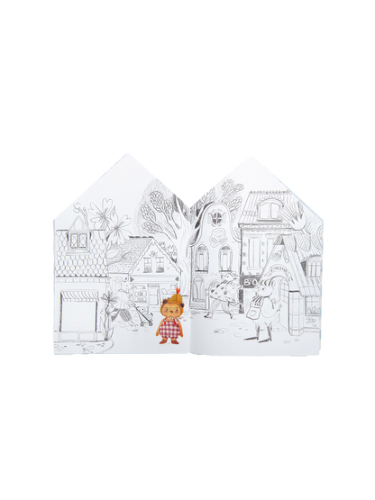 Kolorowanka z naklejkami Moulin Roty BÉBÉ Concept 