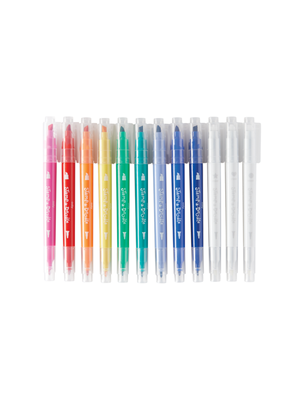 Zmieniające kolor flamastry ze stempelkami Stamp a Doodle Ooly BÉBÉ Concept