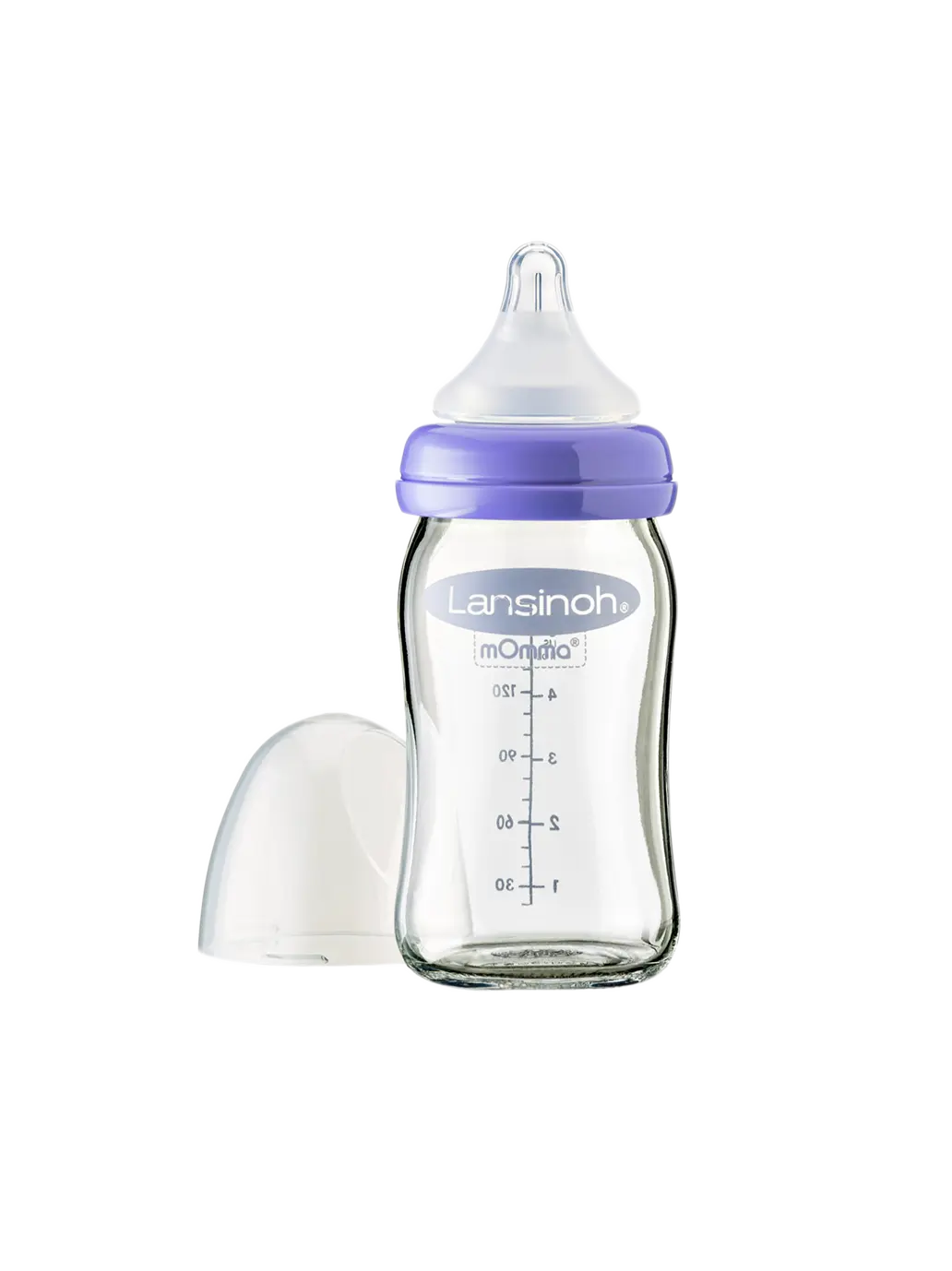 szklana butelka mOmma ze smoczkiem Natural Wave® Lansinoh BÉBÉ Concept