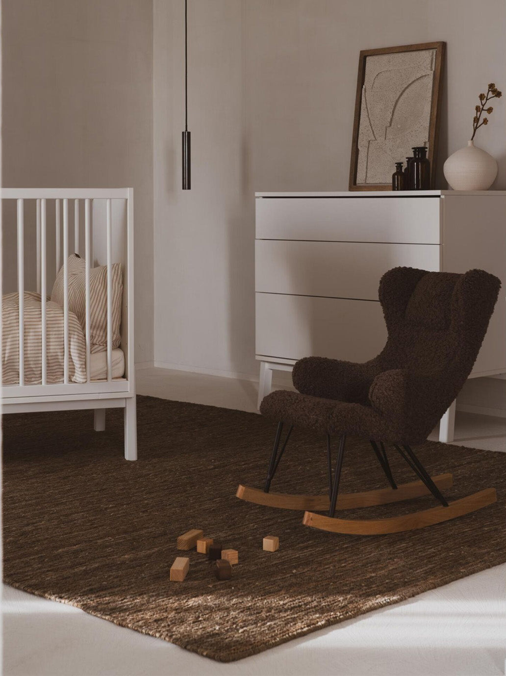 Fotel bujany dla dzieci De Luxe Teddy Quax BÉBÉ Concept 