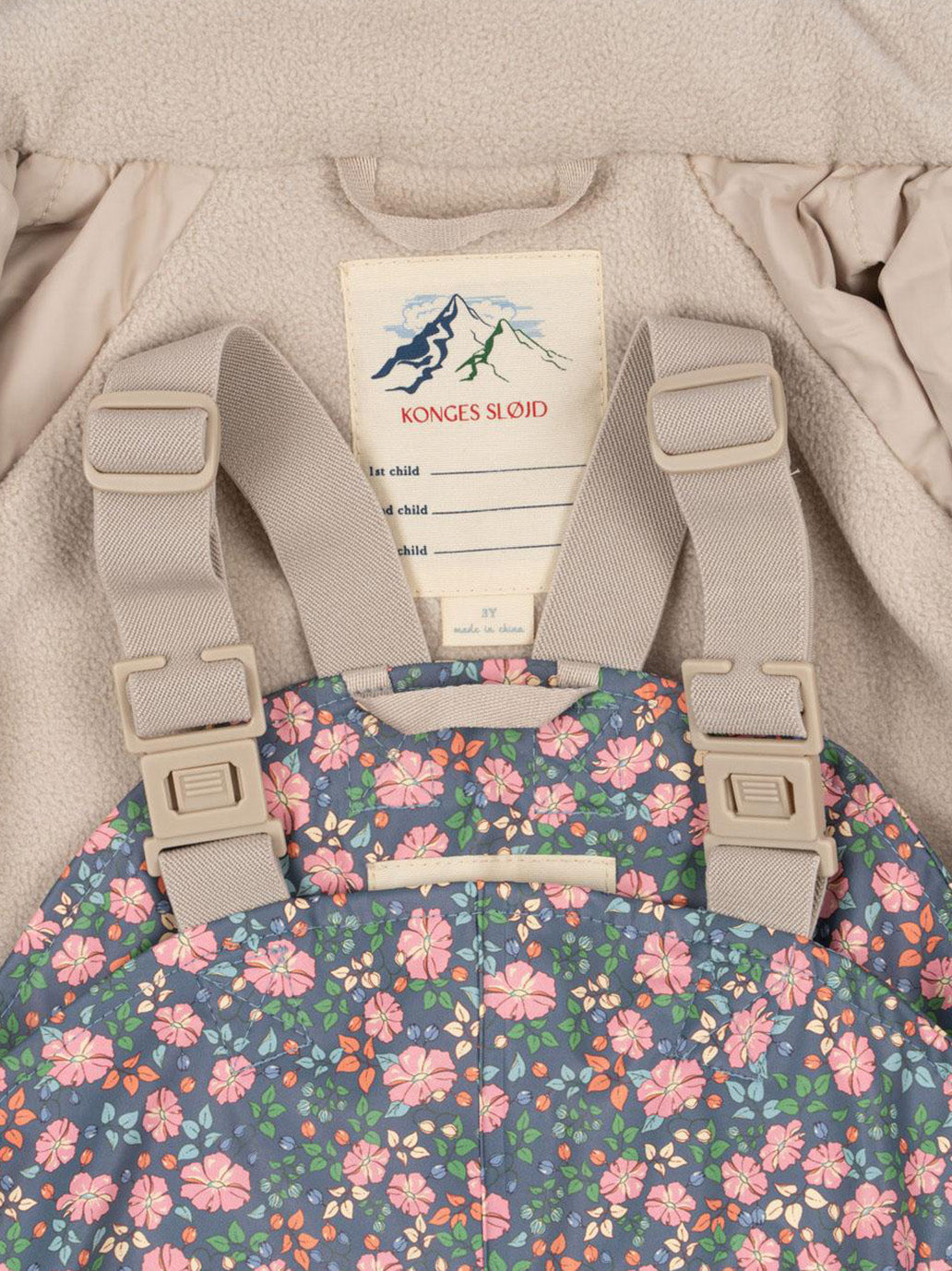 Zestaw przeciwdeszczowy Rainy Palme set girl Konges Slojd BÉBÉ Concept 