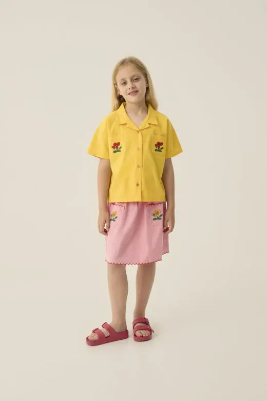 Flowers Pink Skirt The Campamento BEBE Concept 