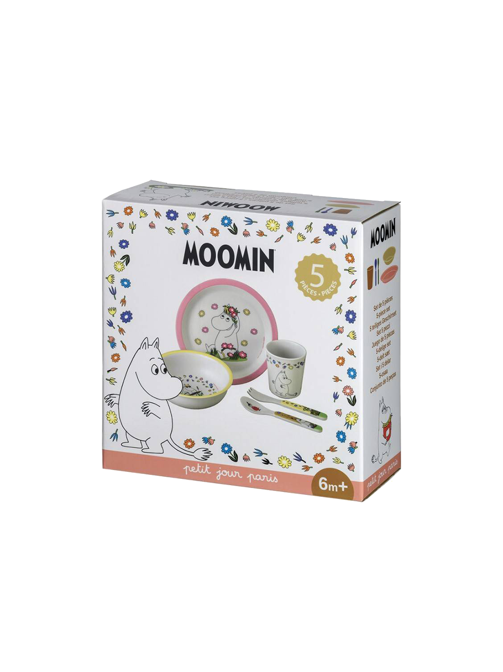 Zestaw dziecięcych naczyń z melaminy Maison Petit Jour BÉBÉ Concept