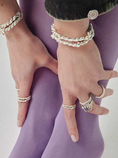 Pierścionek Lasso Mini SILVER