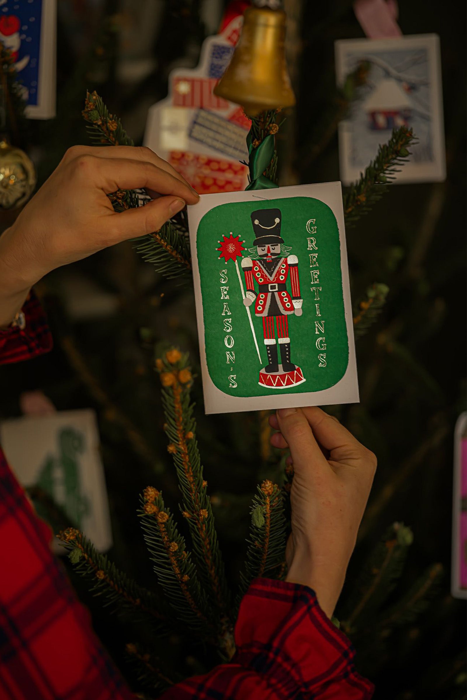 Decorative greetings card with envelope THE NUTCRACKER