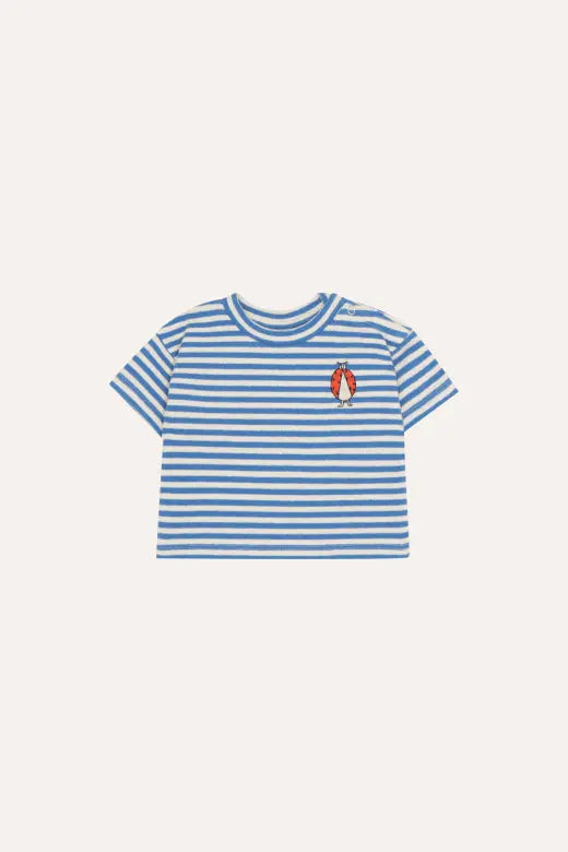 Blue Stripes Baby Tshirt The Campamento BEBE Concept 