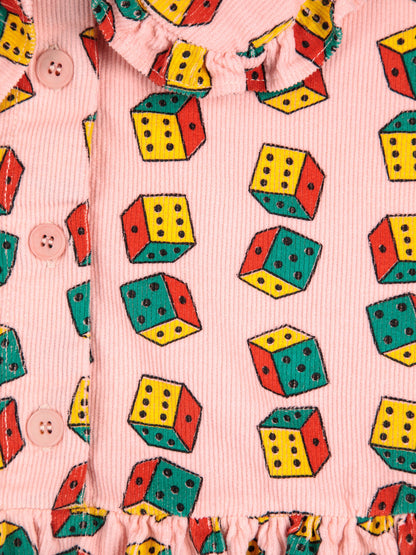 Dices all over micro corduroy dress Kids Bobo Choses BÉBÉ Concept 
