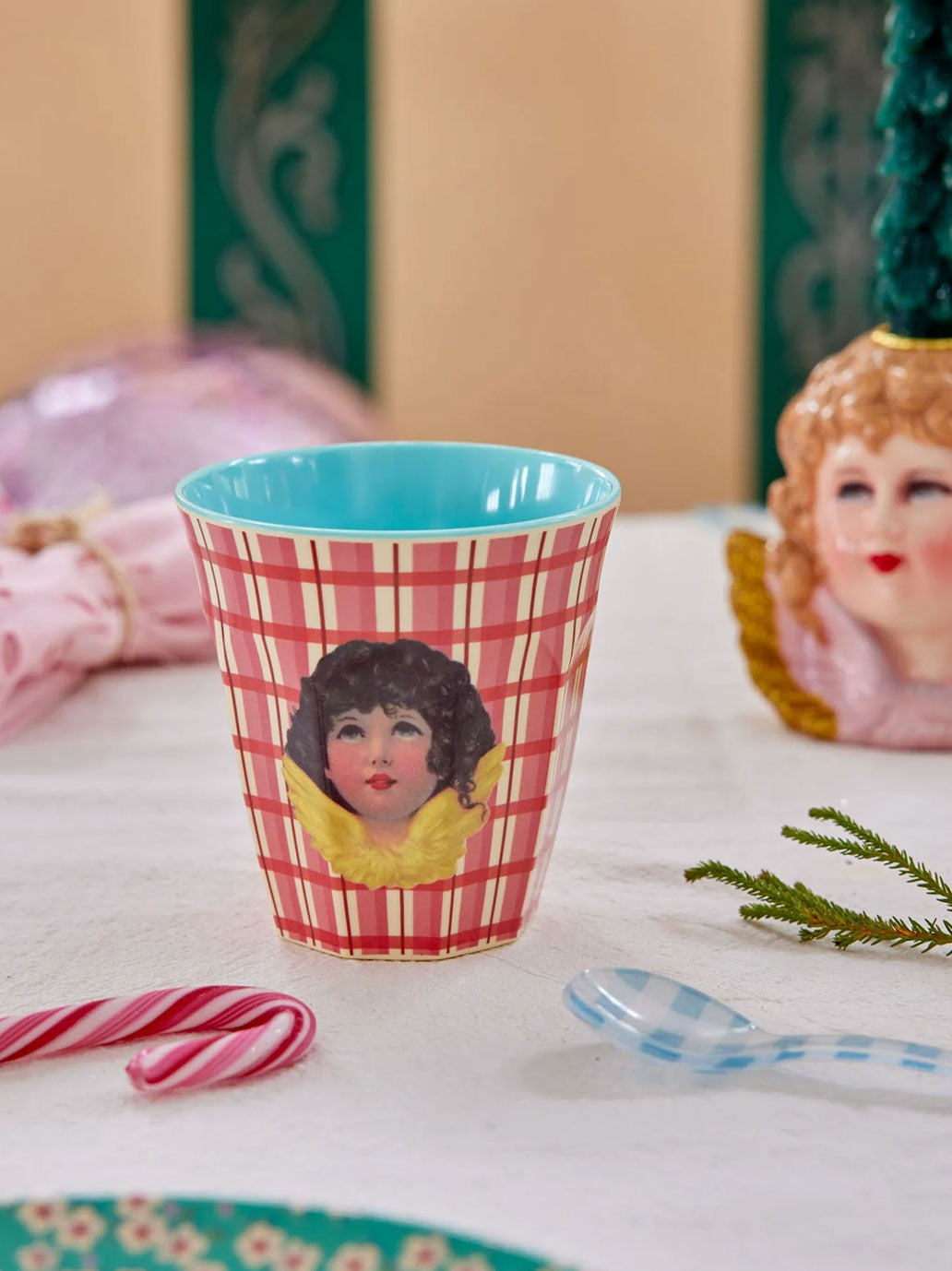 Kubek z melaminy Medium Angel RICE BÉBÉ Concept 