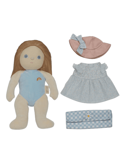 Miękka lalka w ubranku Dress Me Dinky Olli Ella BÉBÉ Concept 