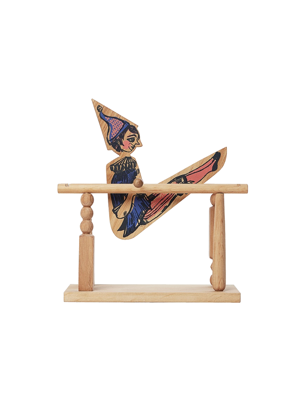 Drewniana zabawka vintage Akrobata Wooden Story BÉBÉ Concept