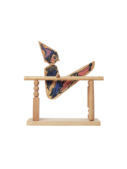 Drewniana zabawka vintage Akrobata Wooden Story BÉBÉ Concept