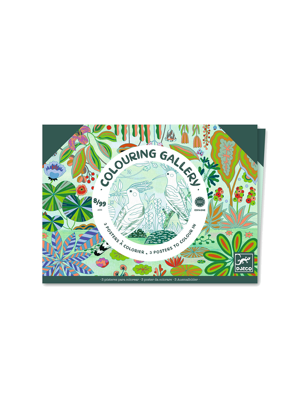 Obrazy do kolorowania w teczce Djeco BÉBÉ Concept