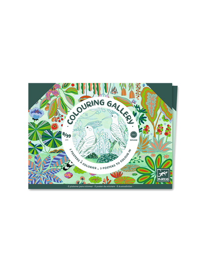 Obrazy do kolorowania w teczce Djeco BÉBÉ Concept