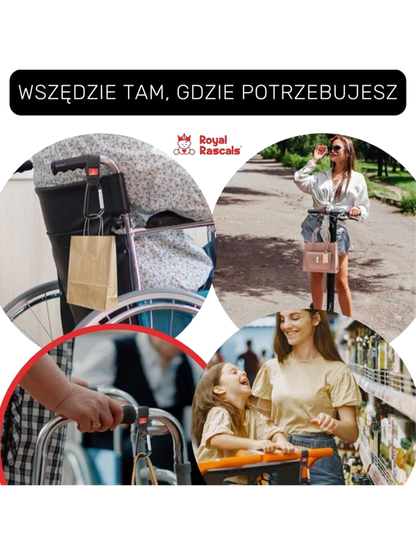 Karabińczyki do wózka 2 szt Royal Rascals BÉBÉ Concept