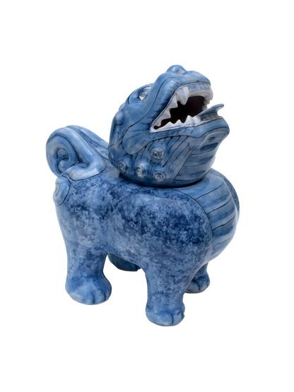 ceramiczna kadzielnica Pies Fo Majolika Nieborów BÉBÉ Concept