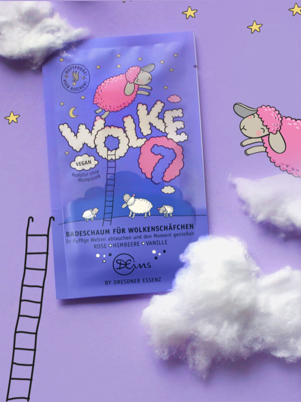 Naturalna pianka zapachowa do kąpieli Dresdner Essenz BÉBÉ Concept