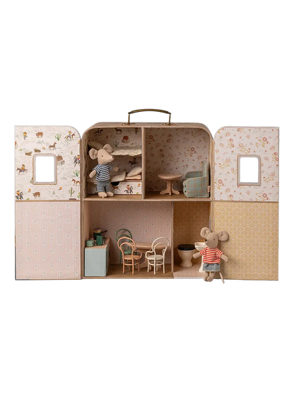 SuitCasa domek w walizce Maileg BÉBÉ Concept 