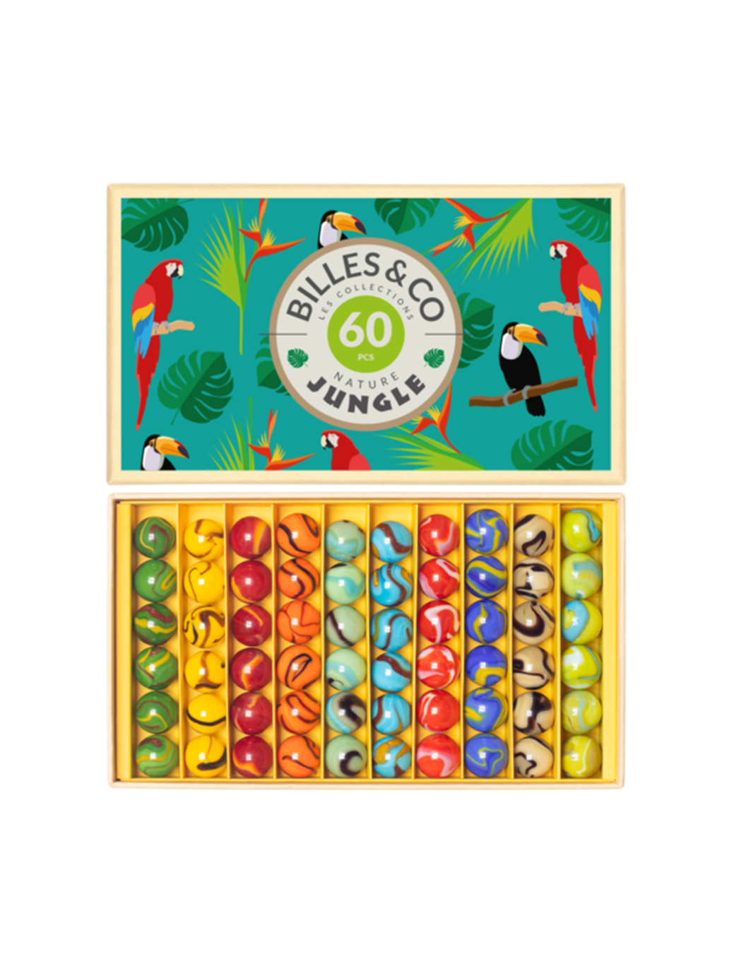 Szklane kulki Box Billes & Co BÉBÉ Concept 