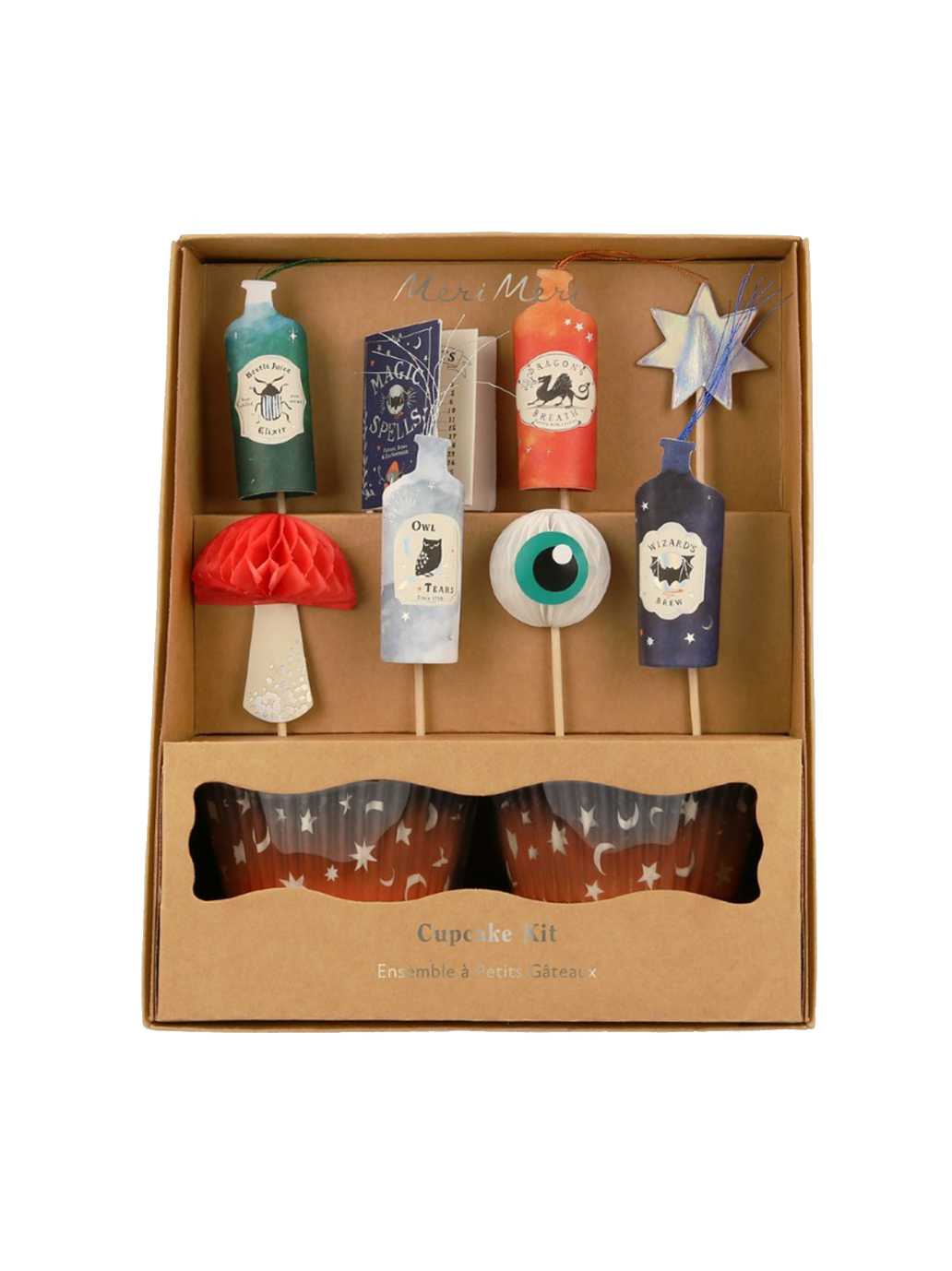 Zestaw papierowych ozdób do babeczek i ciast Meri Meri BÉBÉ Concept 