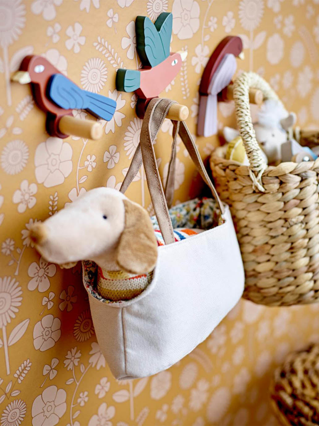 Drewniane haczyki ścienne Bloomingville BÉBÉ Concept