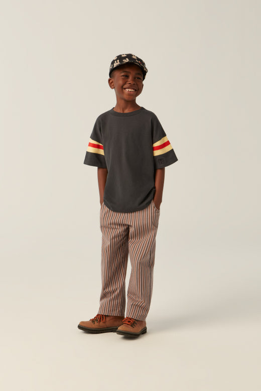 Koszulka Bicolor Bands Grey Tshirt The Campamento BÉBÉ Concept 