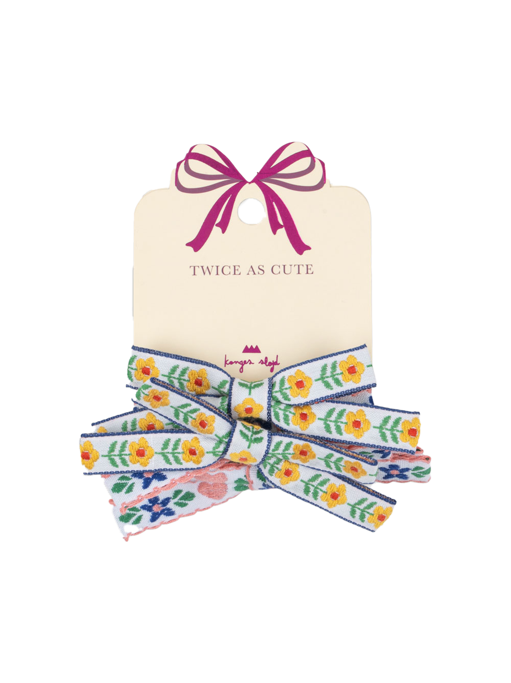 Zestaw gumek do włosów Mini Bow Elastic Konges Slojd BÉBÉ Concept 