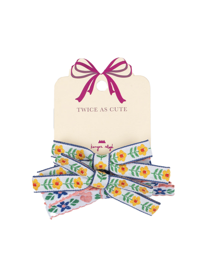 Zestaw gumek do włosów Mini Bow Elastic Konges Slojd BÉBÉ Concept 