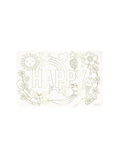 Maty stołowe do kolorowania Meri Meri BÉBÉ Concept 