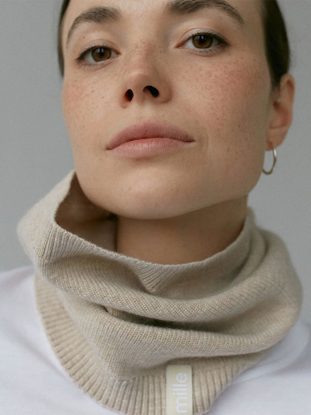 Cienki komin z wełny merino Fine Adult Mille Family BÉBÉ Concept 