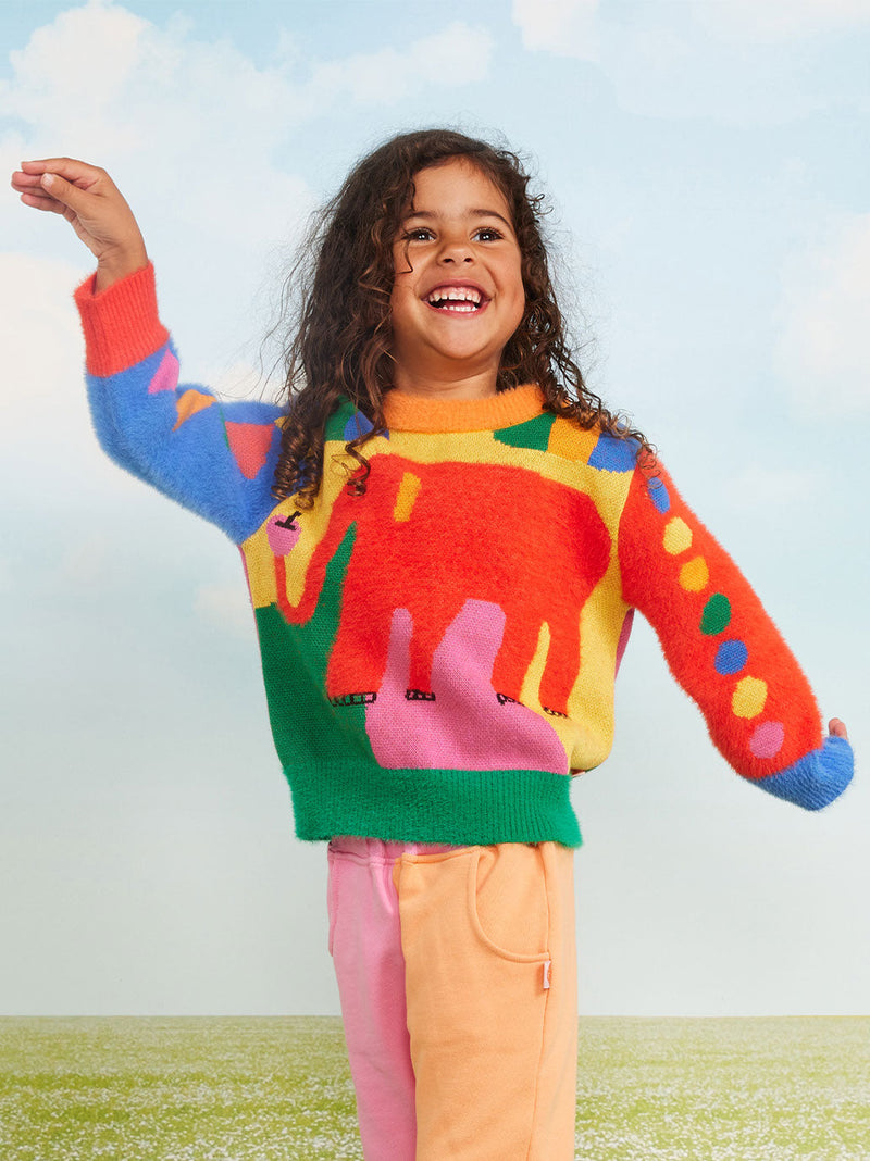 Sweter z kolorowym wzorem Halcyon Nights BÉBÉ Concept 
