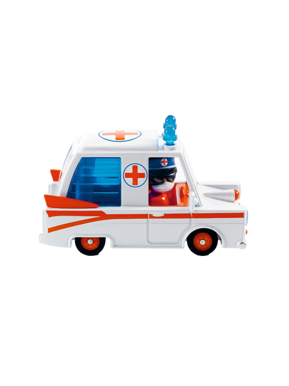 Metalowy samochodzik Crazy Motors Djeco BÉBÉ Concept 