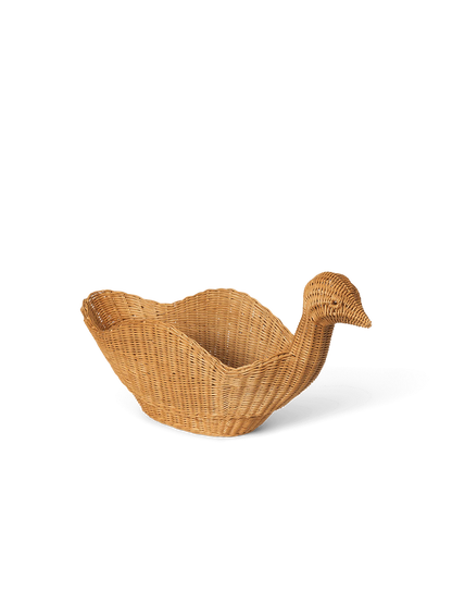 Pleciony kosz na zabawki Ferm Living BÉBÉ Concept 