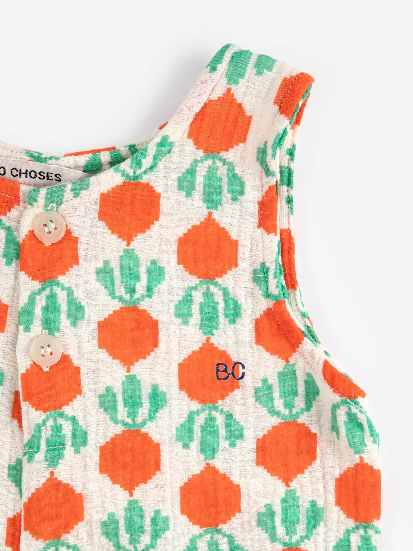 Cool Radish all over woven playsuit Bobo Choses BEBE Concept 