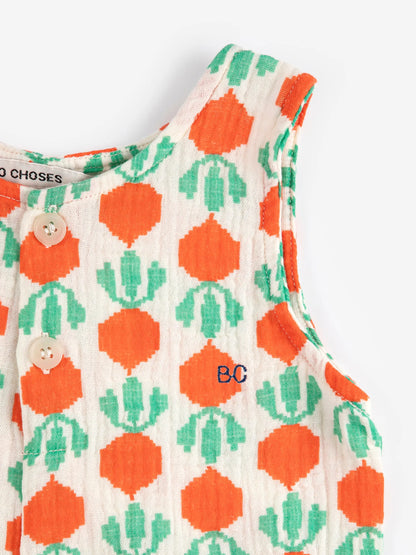 Cool Radish all over woven playsuit Bobo Choses BEBE Concept 