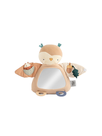 Zabawka sensoryczna z lusterkiem Blinky the owl Sebra BÉBÉ Concept