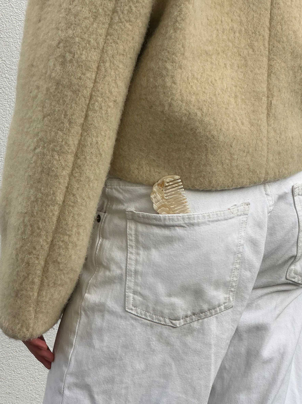 Grzebień do włosów Small Thea Comb LINEN