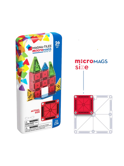 OUTLET Klocki magnetyczne Travel microMAGS 26 el. bébé concept BÉBÉ Concept 