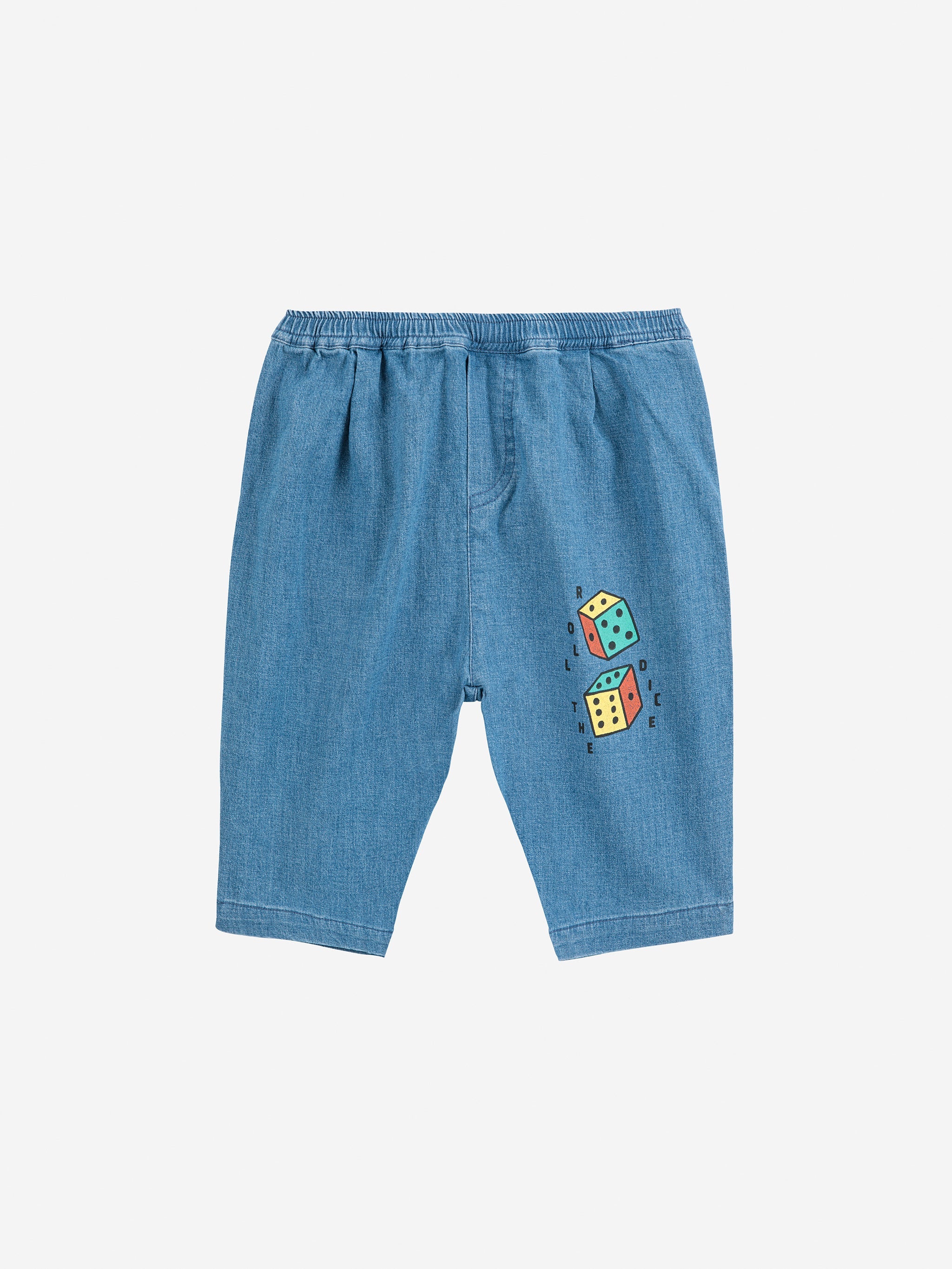 Roll The Dice light denim pants Baby Bobo Choses BÉBÉ Concept 