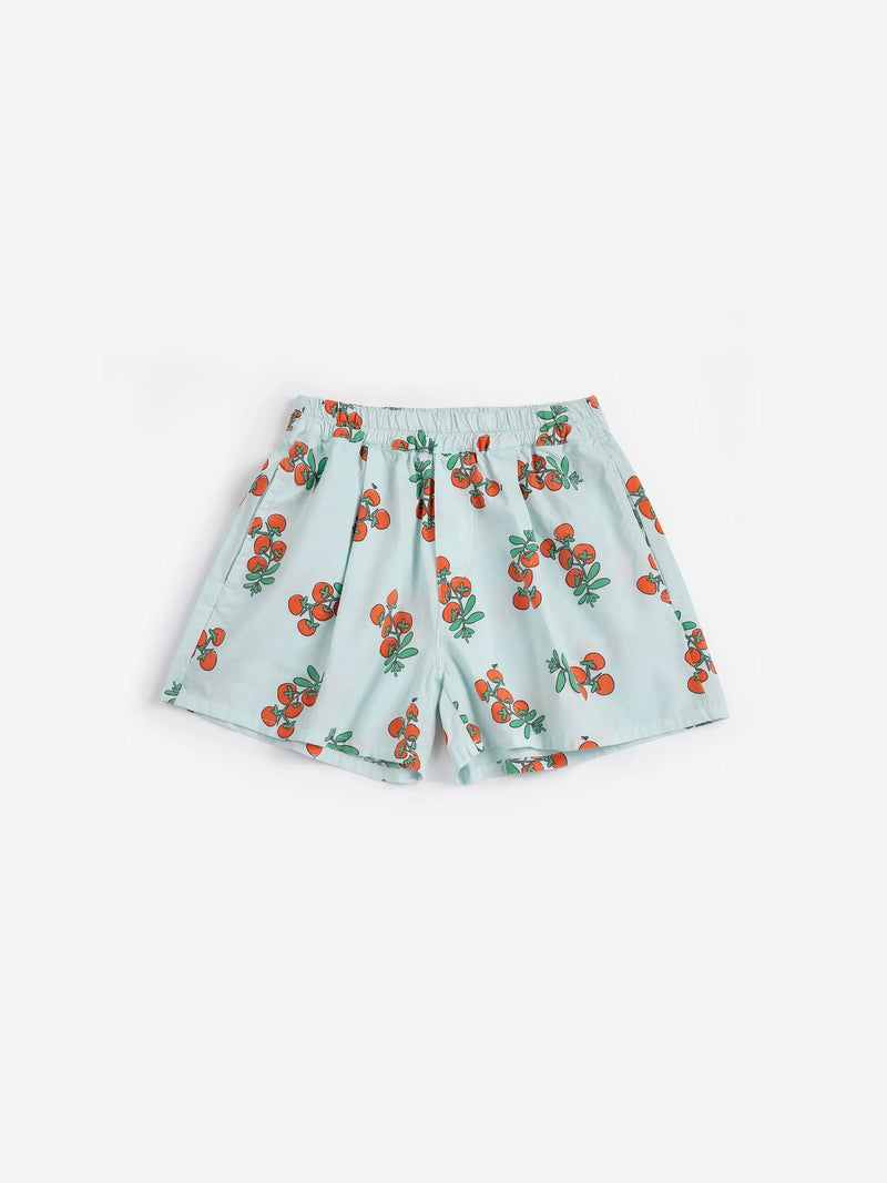 Spodenki Juicy Tomatoes woven shorts Bobo Choses BEBE Concept 