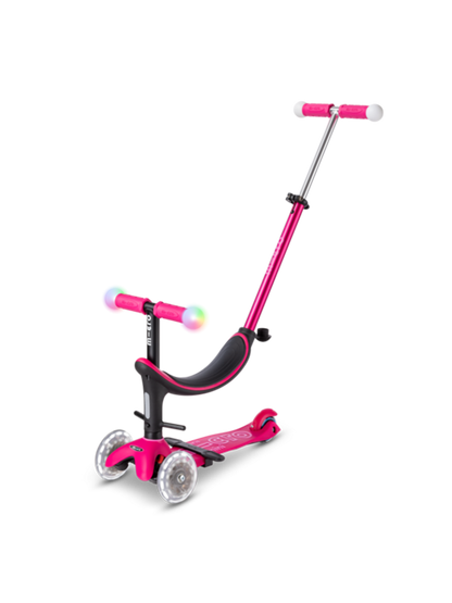 Hulajnoga Mini2Grow Deluxe Magic LED 4w1 Micro BÉBÉ Concept 