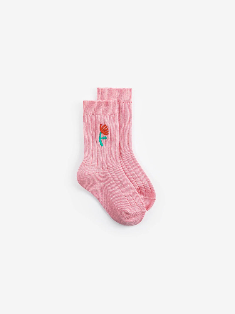 Flower short socks pack x 2 Bobo Choses BEBE Concept 
