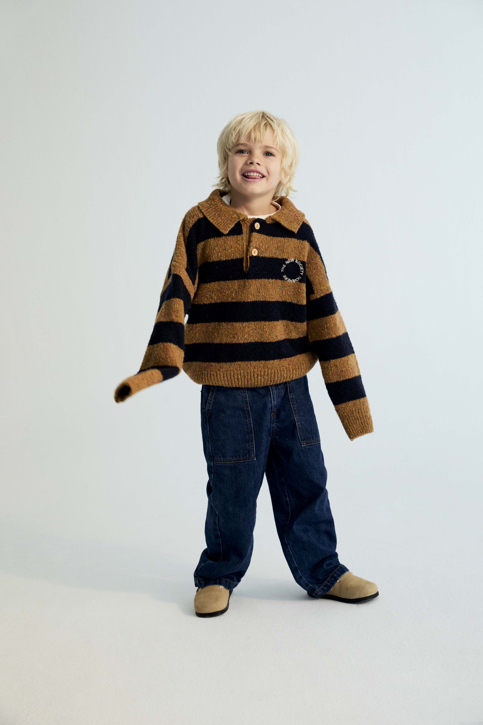 Jeansy TNS Denim Baggy Pant The New Society BÉBÉ Concept 