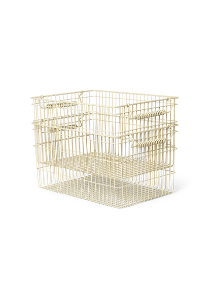 Zestaw stalowych koszy do przechowywania Cala Ferm Living BÉBÉ Concept 