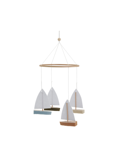 Dekoracyjny mobil Sailboats Kas Kopenhagen BÉBÉ Concept