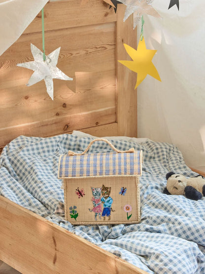 Mały kuferek Raffia Storage House RICE BÉBÉ Concept 