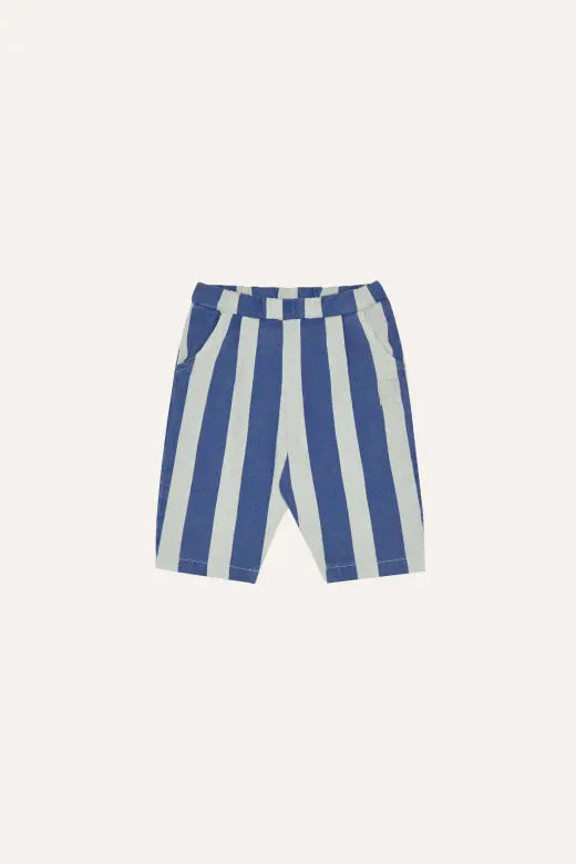 Blue Stripes Washed Baby Trousers The Campamento BEBE Concept 